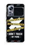 Xiaomi 12S Protective Case Cover Caution Never Touch My Phone - 2