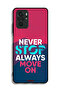 Xiaomi Redmi Note 10S Protective Case Cover Never Stop Always Move On - 2
