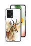 غطاء حماية لهاتف Xiaomi Poco X5 بتصميم فن تجريدي للغزلان