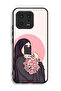 غطاء حماية لهاتف Xiaomi 13 بتصميم فن التقاط صور سيلفي مع حمل الزهور - 2