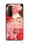 Xiaomi Mi Note 10 Lite Protective Case Cover Girl Face Hide In Flowers Art - 2