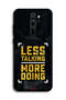 Xiaomi Redmi Note 8 Pro Protective Case Cover Less Talking More Doing - 2