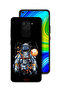 غطاء حماية لهاتف شاومي ريدمي نوت 9 بتصميم رائد فضاء تجريدي
