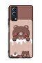 Vivo Y72 5G Protective Case Cover Bear Strawberry - 2