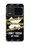 Xiaomi Redmi K40S Protective Case Cover Caution Never Touch My Phone - 2