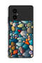 Xiaomi Poco M4 5G Protective Case Cover Stones Abstract Pattern - 2