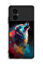 Xiaomi Poco M4 5G Protective Case Cover Wolf Colorful Art - 2