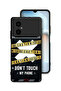 Xiaomi Poco M4 5G Protective Case Cover Caution Never Touch My Phone