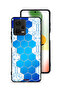 غطاء حماية لهاتف Xiaomi Poco X5 بنمط شبكة أيقونات سداسية الشكل