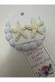 Star Model White Color Straw Women's Steel Stainless Earrings - 3