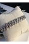 Gold Design Full Stone Monaco Gurmet Iconic Lock Micro Plated Steel White Bracelet - 4