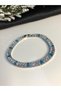 Baguette Waterway Aqua V White Zirconia Stone Gift Bracelet for Lover, Wife, Mother, Friend