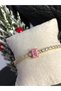 Xuping Model Baguette Stone Detail Round Waterway Steel Bracelet for Lover, Wife, Mother, Friend - 2