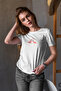 تيشيرت نسائي - فلامينجو مزدوج
