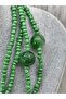 Black Glass Beaded Long Necklace Bohemian Necklace Multi-Functional Necklace - 5