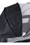 3-in-1 Portable Adjustable Baby Bedside Crib Large Storage BasketTravel Crib with Det-A599-DarkGrey - 2