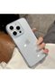 iPhone 16 Pro Max (6.9 Inch) Compatible Shiny Sparkly Glitter Transparent Silicone Case
