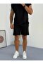 Men's White Summer Waffle Fabric Shorts - 2