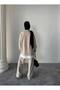 Garnished Ribbed Slit Detailed Two Thread Fabric Oversize Tracksuit Set - 2