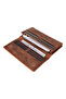 Genuine Leather Women's Wallet - Phone Compartment, Card Holder, Coin Compartment, Magnet Closure