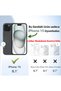 iPhone 15 (6.1 Inch) Compatible Shiny Glitter Illuminated Colorful Silicone Case - 2