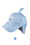 100% Cotton Shark Hat with Nape Protection for Baby Boys (1-3 Years) (Size 48-50 cm)