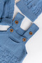 Knitwear Cardigan 3-Piece Adjustable Strap Knitted Baby Boy Salopet Jumpsuit Set - 6