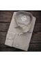 Men's Classic Wide Relaxed Fit Long Sleeve Oxford Cotton Shirt with Pockets