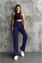 3087 Double Crepe Lycra Velcro Closure Palazzo Women's Trousers - 6