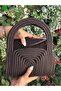 Soft Mini Jute Straw Portfolio Clutch Clutch Bag Summer Fashion - 5