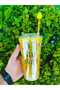 Mr Lighted Fun Straw Cup 500 ml – Colorful Design & for Cold Drinks - 3