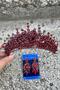 Daisy Burgundy Crown and Three Shuttle Earrings Set – Sparkling Evening Dress Bridal Set