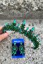 Thalia Crown Three Shuttle Earrings Set Green – Sparkling Evening Dress Accessory with Stones for Bridal Henna Wedding - 3