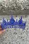 Eveline Cobalt Blue Princess Crown – Sparkling Bridal Wedding Evening Dress for Sparkling Crown Model
