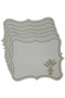 Nerina 6 Piece Luxury American Service Presentation Embroidered Cover Set Carefree Dowry Linen Set for 6 People - 3