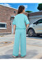 Soft Textured Oversize Girl's Tracksuit Set - 100% Cotton - 4