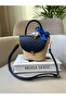 Women's Straw Detail Cross Strap Hand and Shoulder Bag - 3