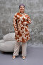 Judge Collar Brown Long Tunic