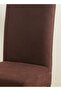 Corn Velvet Stretch Chair Cover - 5
