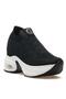 25Y300-4 Women's Hidden Padding High-Sole Stone Sneaker Sports Shoes - 4