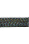 Special Design Cotton Decorative Floral Patterned Black Rectangular Runner 50X150 - 3