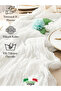 Runner Bohem Tablecloth 100% Cotton Decorative |   Wedding, Party, Promise, Engagement Decoration Tableware Ornament - 7