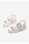 Raphaela white platform sandals - 5