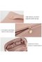 Travel Cosmetic Bag Large Capacity Cosmetic Bags for Women | Waterproof Portable Cosmetic Bag Pink - 3