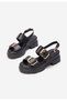 Raphaela black platform sandals - 4
