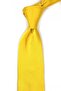 Russel Style Yellow Plain Italian Silk Tie Ik1940