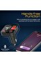 Wireless FM Transmitter, In-Car Bluetooth V 5.1 Transmitter Car Kit with 18W Qualcomm QC 3.0 - 3