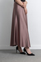 Women's High Waist Satin Skirt 2121 - 4