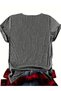 Women's Rabbit Printed Crew Neck T-Shirt - 2