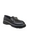 Women's Loafer Shoes with Iron Accessories 989515-28Z - 2